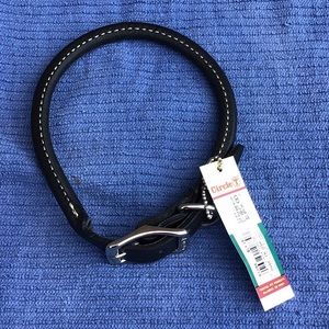 New Circle T leather Dog Collar 18” NWT